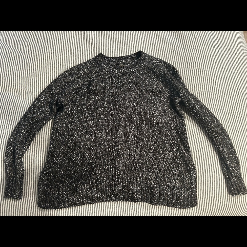 Black and white sweater